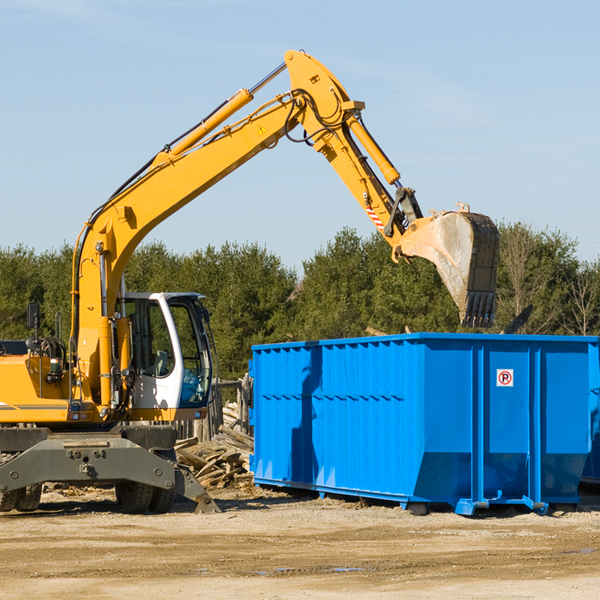 what are the rental fees for a residential dumpster in Richvale